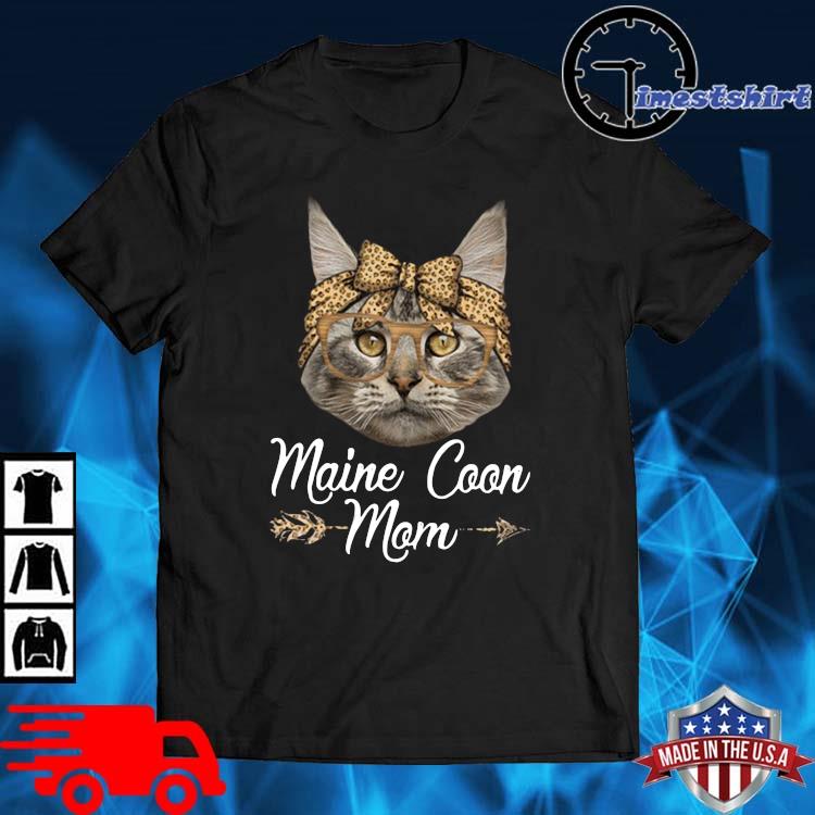 Cat maine coon mom shirt