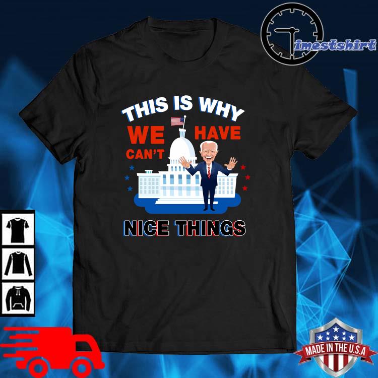 Joe Biden this is why we have can't nice things shirt