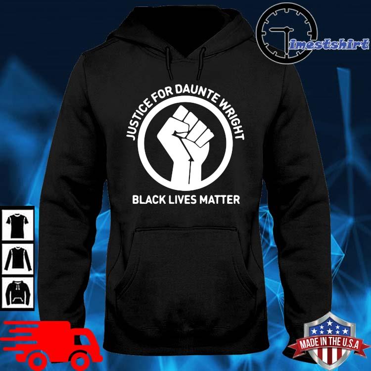 Justice for daunte wright black lives matter hoodie den