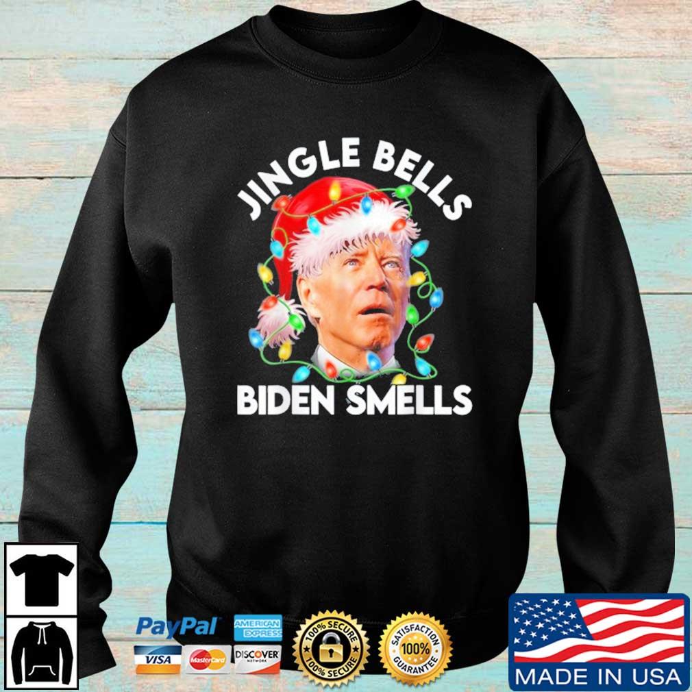 Anti Biden Christmas Jingle Bells Biden Smells Republican Lights Sweater Sweater den