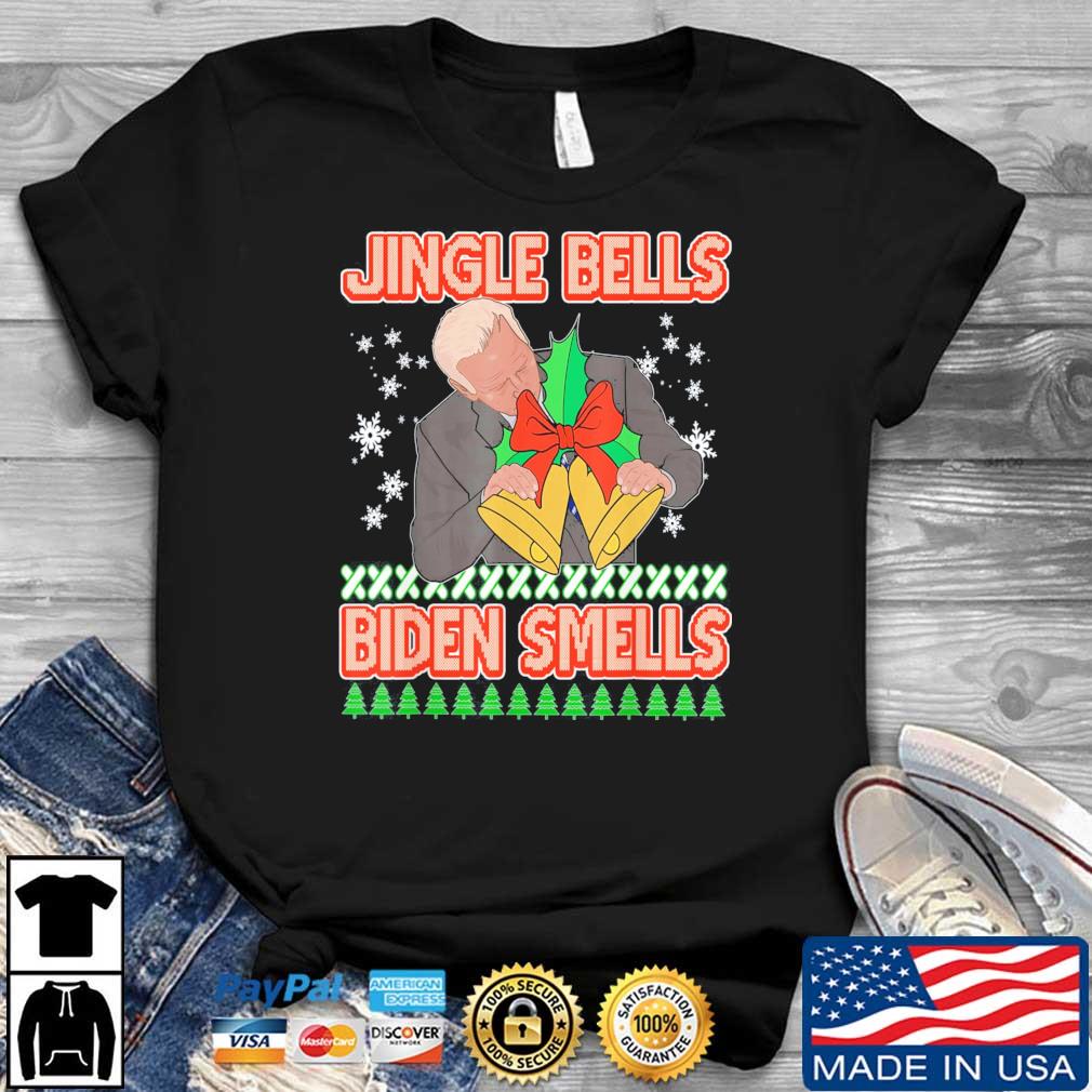 Anti Biden Ugly Christmas Sweater Republican Biden Smells Sweater